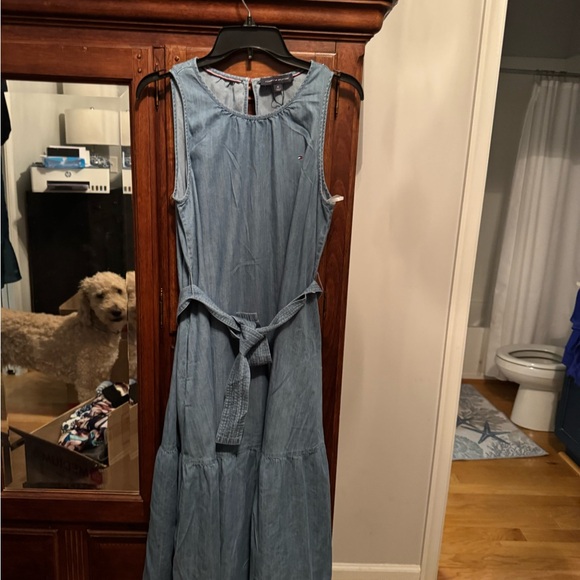 Tommy Hilfiger Light Blue Maxi Dress - Picture 2 of 5